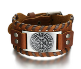 Beowulf Regalia Leather Buckle Arm Cuff With Metal – Everyday Gifts — 2