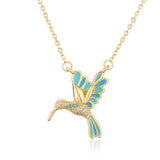 Dropping Oil Personality Immortal Bird Pendant – Jewelry Gift Ideas — 3