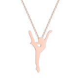 Dancer Girl Sports Necklace Pendant – Jewelry Gift Ideas — 3