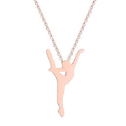 Dancer Girl Sports Necklace Pendant – Jewelry Gift Ideas — 3