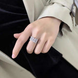 Leaf-shaped Ring Female Plated 18K Inlaid – Jewelry Gift Ideas — 1