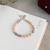 Freshwater Pearl Orange Candy Bracelet Purple – Jewelry Gift Ideas — 4