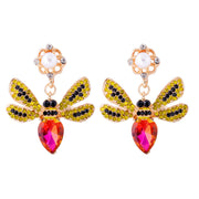 Bee Ear Studs Colorful Insect Earrings Fashion – Stylish Gifts — 7