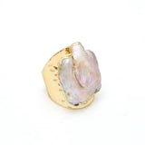 Sell Ring Irregular Pearl Ring Baroque Style Ring Gilt – Stylish Gifts — 5