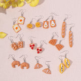 Personalized All-match Cake Egg Tart Small Van Earrings – Gift Ideas — 13