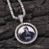 Zircon Color Photo Couple Necklace – Jewelry Gift Ideas — 3