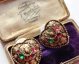 Colored Glaze Czech Diamond Earrings – Holiday Gift Ideas — 7