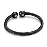Titanium Steel Wire Bracelet Men's Hip Hop Punk – Jewelry Gift Ideas — 11