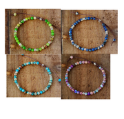 Emperor Stone Bead Handwoven Friendship Bracelet – Jewelry Gift Ideas — 3
