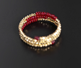 Pigeon Blood Ruby Ring Female 18K Gold Treasure – Gifts for Her — 4