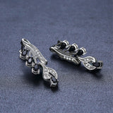 Korean Style Simple Zircon Stud Earrings Drop-shaped – Stylish Gifts — 1