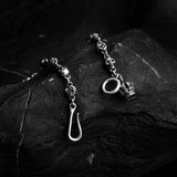 Silver S925 Sterling Silver Skull Necklace – Jewelry Gift Ideas — 5