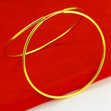 Non-fading Anti-allergy Earrings Gold-plated Big – Small Gift Ideas — 4