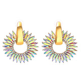 Women's Vintage Exaggerated Geometric Stud Earrings – Gifts for Her — 5