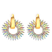 Women's Vintage Exaggerated Geometric Stud Earrings – Gifts for Her — 5