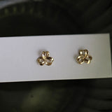 925 Silver Needle Lucky Flower Stud Earrings For Women – Gifts for Her — 2