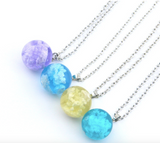 Moon resin pendant clavicle necklace – Jewelry Gift Ideas — 9
