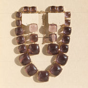 Geometric Candy Clavicle Necklace And Earrings – Jewelry Gift Ideas — 9