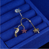 Tropical Forest Single Earrings Women in Sterling – Gifts for Her — 3