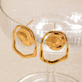 Irregular Fold Design Sense Earrings – Special Occasion Gifts — 7