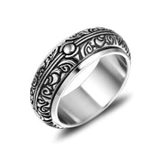 Individual Classic Pattern Titanium Steel Ring – Meaningful Gifts — 5