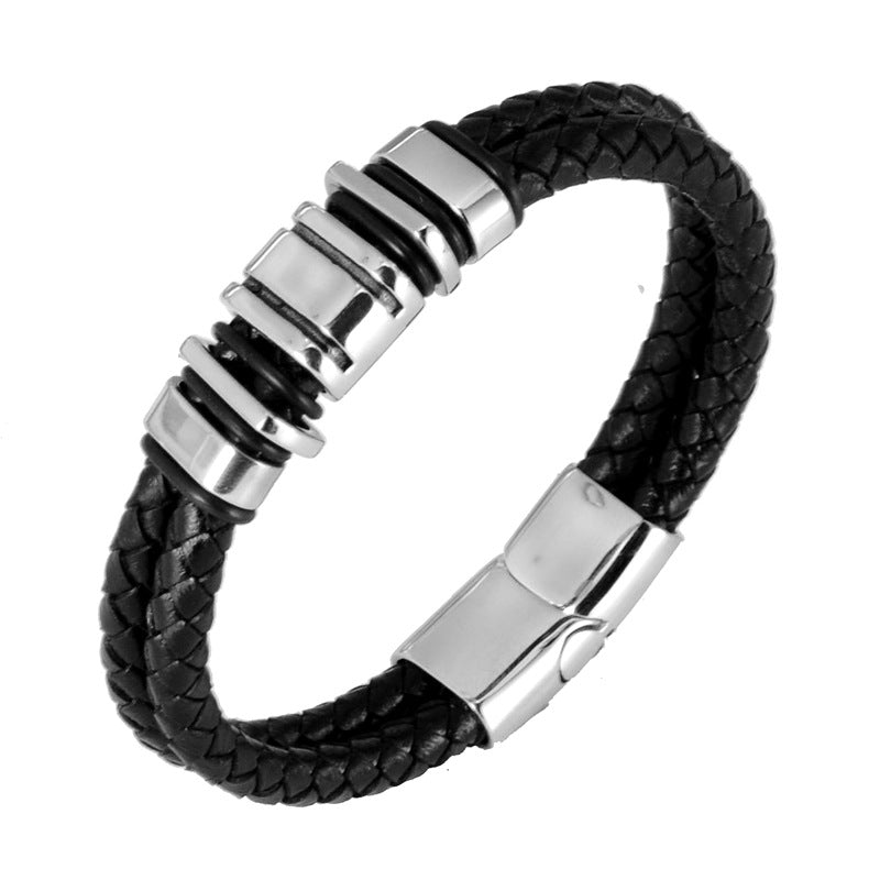 Korean leather bracelet bracelet – Jewelry Gift Ideas — 1