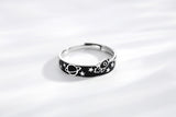 Sterling Silver Planet Love Couple Ring Offsite – Gifts for Couples — 1