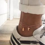 Foot Chain Alloy Angel Pineapple Pendant Combination – Stylish Gifts — 1