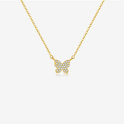 S925 Sterling Silver Butterfly Micro Zircon-laid – Jewelry Gift Ideas — 6