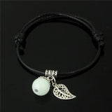 Leaf luminous bracelet woven bracelet – Jewelry Gift Ideas — 7