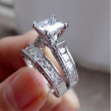 Style Charm Couple Rings His Her Silver Color – Gifts for Couples — 3