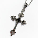 Cross Diamond Pendant Jewelry Necklace Punk Charm – Jewelry Gift Ideas — 4