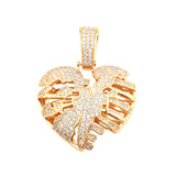 Broken Heart Pendant Hip Hop – Jewelry Gift Ideas — 5