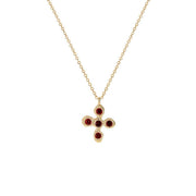 Light Luxury Floral Cross Pendant Delicate Zircon – Jewelry Gift Ideas — 2