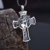 Cross necklace leather rope – Jewelry Gift Ideas — 7
