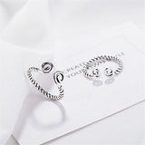 Retro woven twisted magic hoop ring – Small Gift Ideas — 1