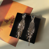 Bride With Rhinestone Earrings Super Flash Long – Gifts for Couples — 5