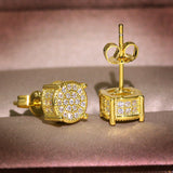 Hot Selling Four Claw Round Zircon Earrings For Women – Gifts for Her — 5