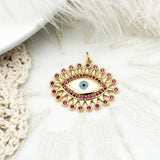 Exaggerated Micro Inlaid Zircon Eyes Hanging – Jewelry Gift Ideas — 9