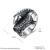 Men's Stainless Steel Double Fish Ring – Gifts for Him — 2