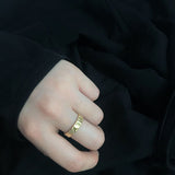 Ring with irregular foil pattern – Special Occasion Gifts — 5
