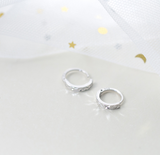 Round earrings, short flower – Everyday Gifts — 6
