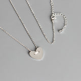 Sweet And Lovely Short Peach Heart Necklace – Jewelry Gift Ideas — 7