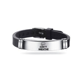 Personalized Stainless Steel Silicone Bracelet – Jewelry Gift Ideas — 2