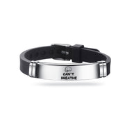 Personalized Stainless Steel Silicone Bracelet – Jewelry Gift Ideas — 2