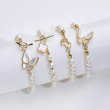 Pearl Bracelet Female Fritillary Butterfly Clover – Jewelry Gift Ideas — 9