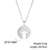 Personalized Silhouette Hollow Text JESUS Pendant – Jewelry Gift Ideas — 6