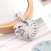 Broken Heart Pendant Hip Hop – Jewelry Gift Ideas — 2