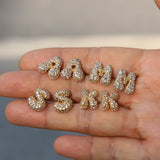 18K Brass Balloon Bubble Zircon Small Size Stud – Birthday Gifts — 20