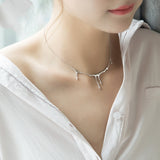 Falling Rain Hurt Sterling Silver Necklace – Jewelry Gift Ideas — 4